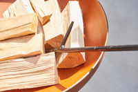 Tisonnier avec trou de soufflage