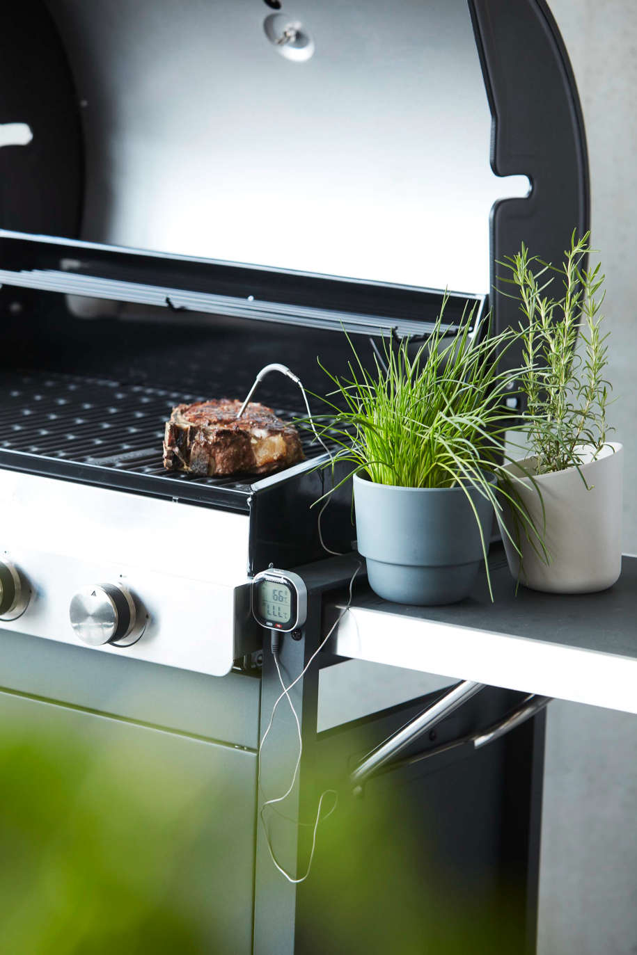 Digital thermometer with app