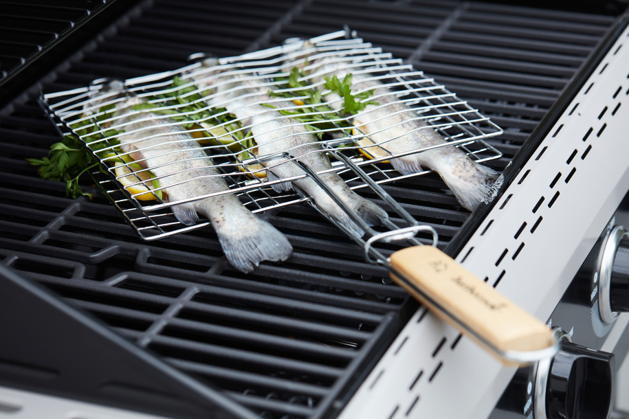 Visgrill voor 3 vissen FSC®