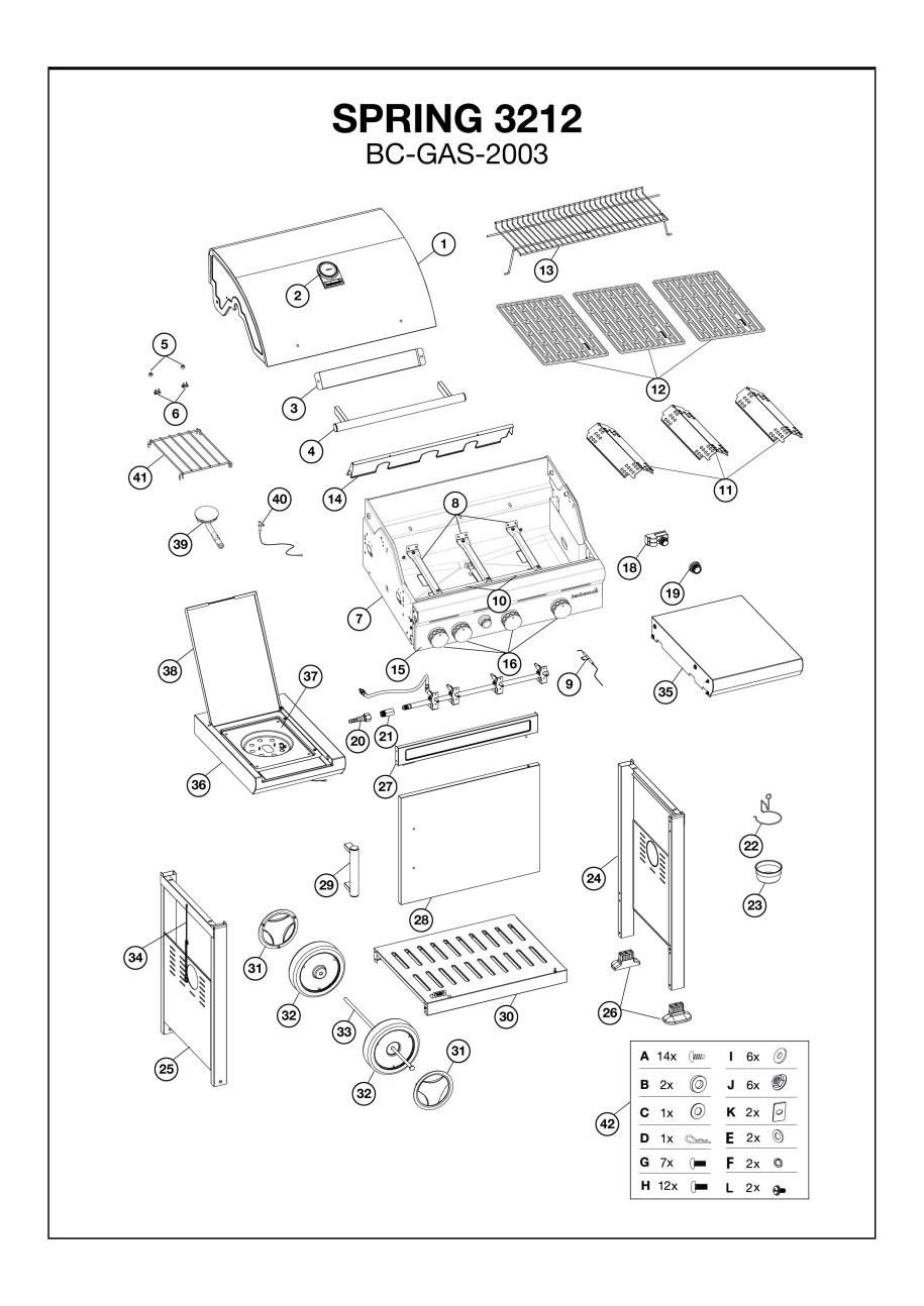 Spare parts Spring 3212