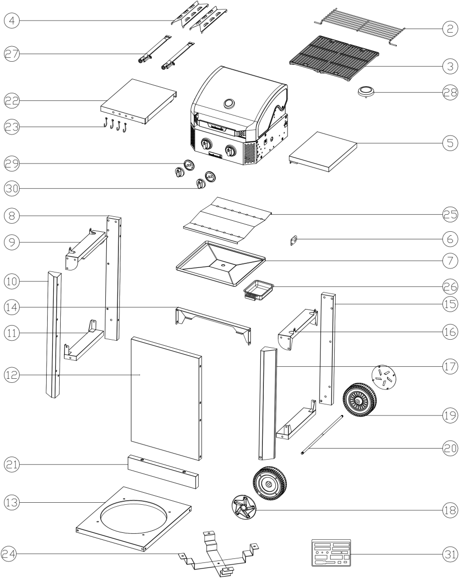 Spare parts Luca 210