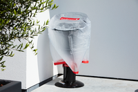 Housse transparente pour barbecue au charbon