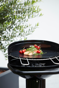 Set van 2 grillmatten zwart Ø 40cm