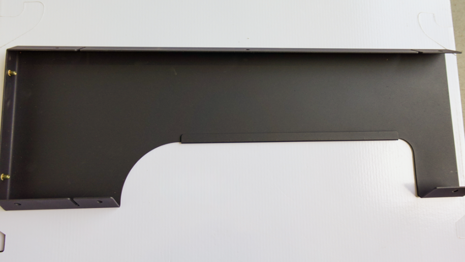 Front panel left opening stand Nestor Black