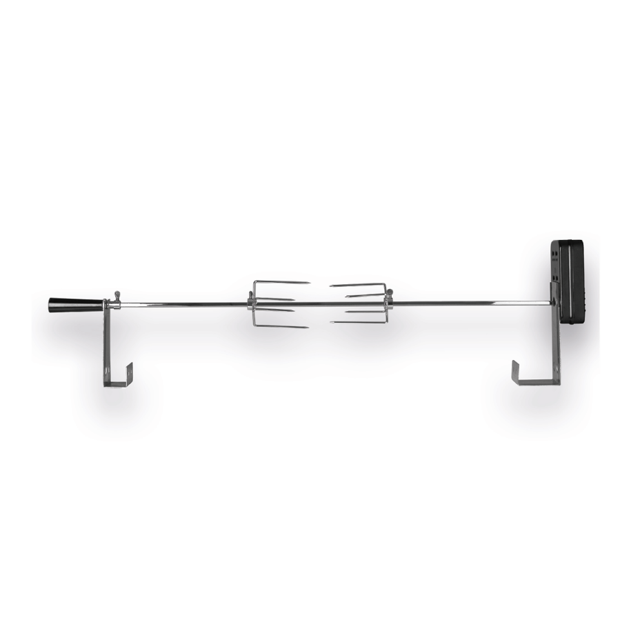Kit de rôtisserie universel en acier inoxydable de 57,1 cm - Anneau de rôtisserie / moteur à Kit de rôtisserie universel en acier inoxydable de 57,1 cm - Anneau de rôtisserie / moteur à