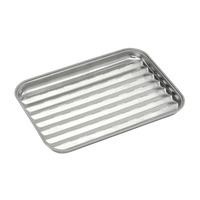 Reusable stainless steel grill pan
