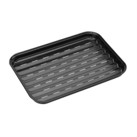Reusable enamel grill pan