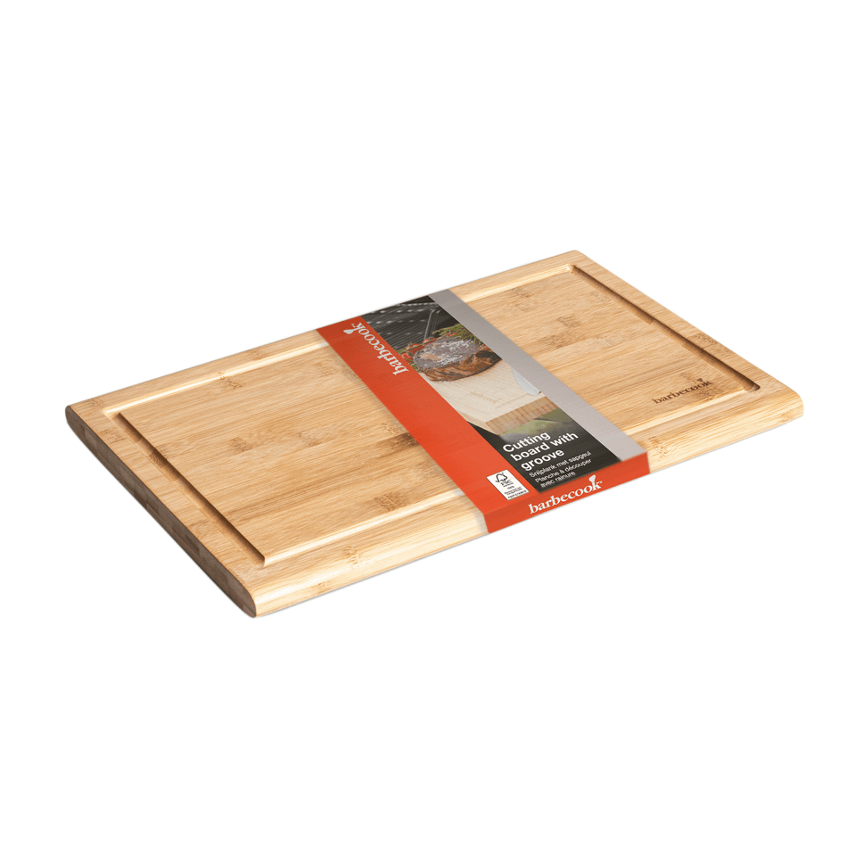 Bamboo cutting board with groove 43x28x2cm FSC®