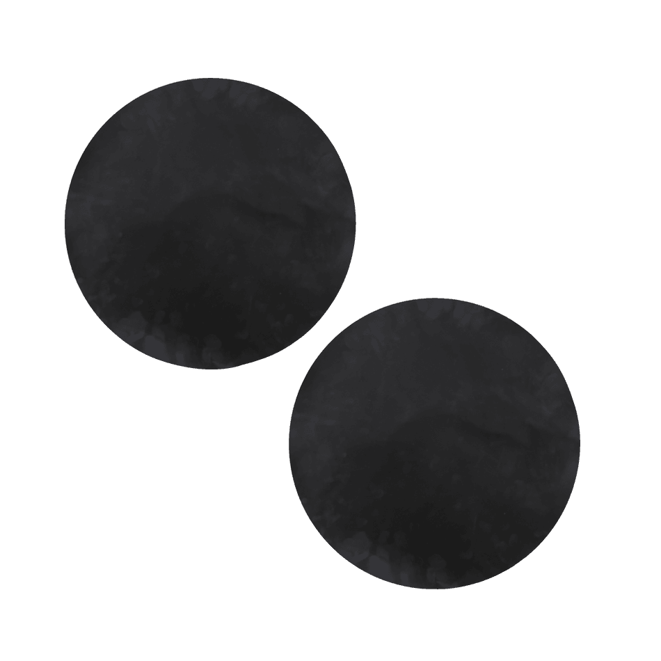Set of 2 grill mats black Ø 40cm