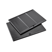 Dynamic Core enamelled cast iron cooking griddle