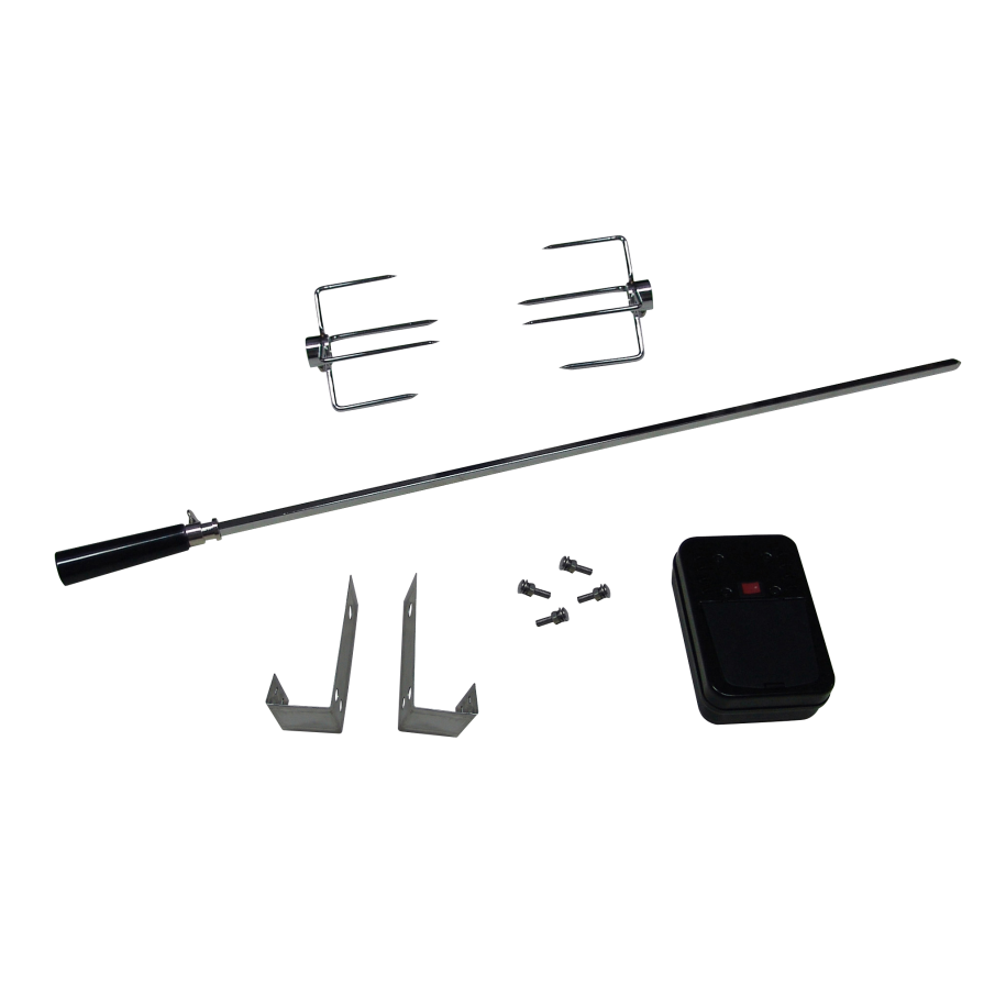 Set rôtisserie universel pour barbecue à gaz