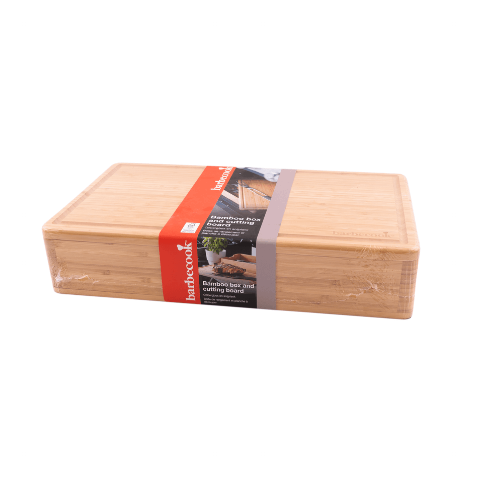 Boîte en bambou pour ustensiles BBQ FSC®